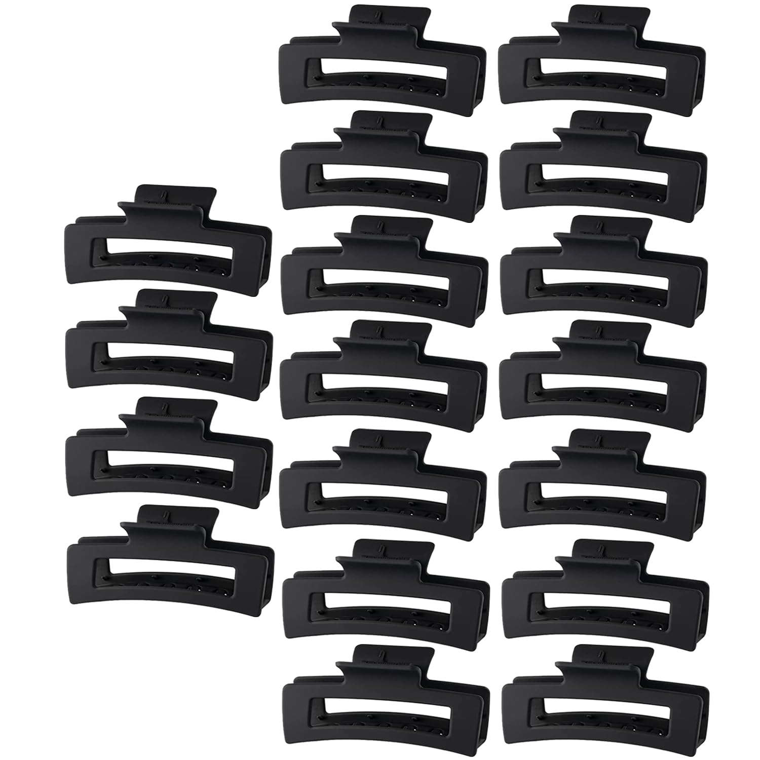 HXOGD front packaging showing 18 large clips and organized set benefit