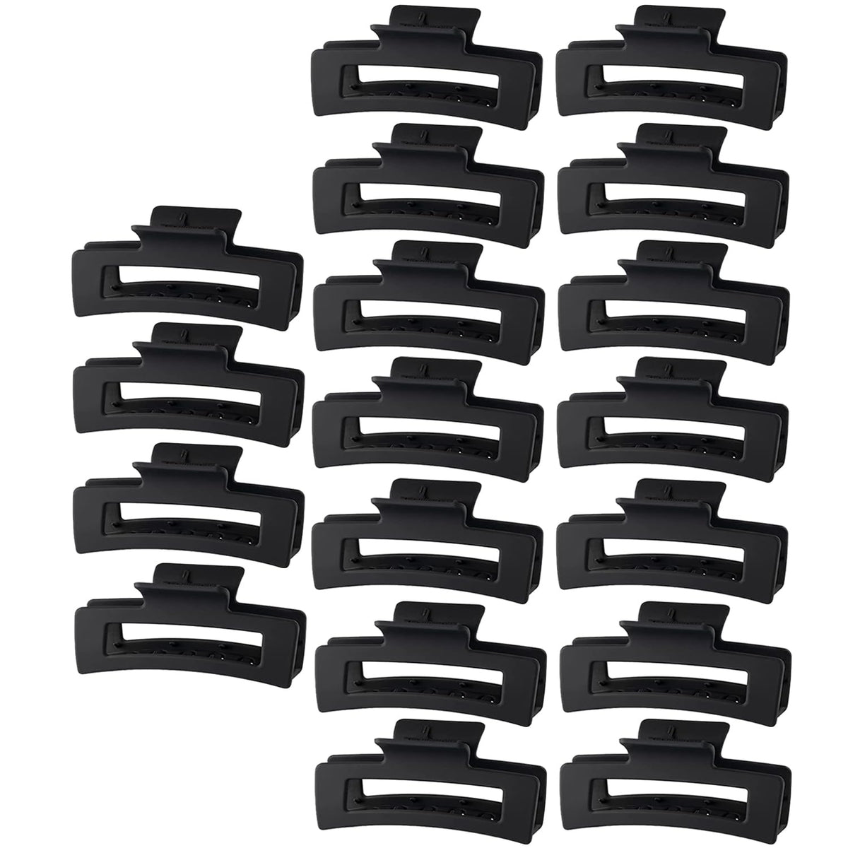 HXOGD front packaging showing 18 large clips and organized set benefit