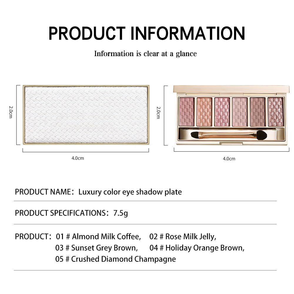 Hxssll label close-up showing shade names and finish types for informed choice