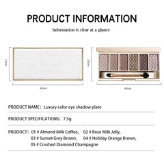 Hxssll lifestyle shot with evening makeup showing palette creates glam looks