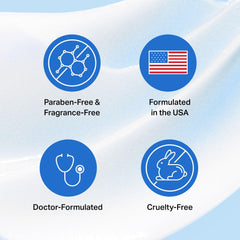 HYDRONOVA ingredient display with ceramides and hyaluronic acid benefits