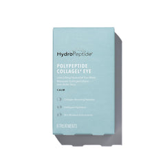 HydroPeptide front packaging showing eight treatments and product benefits