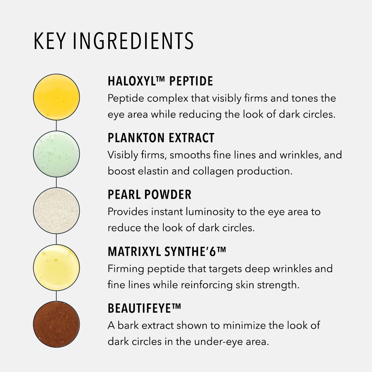 Applying HydroPeptide Eye Authority under-eye to demonstrate smooth coverage