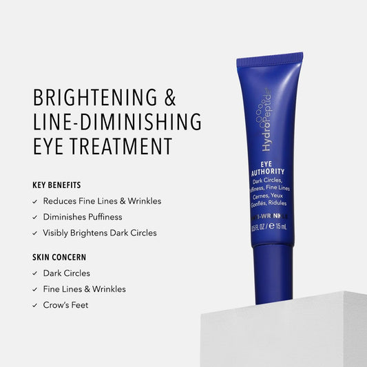 HydroPeptide Eye Authority texture close-up highlighting silky, luminous finish