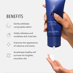 HydroPeptide jojoba ester texture close-up showing mild exfoliation benefit