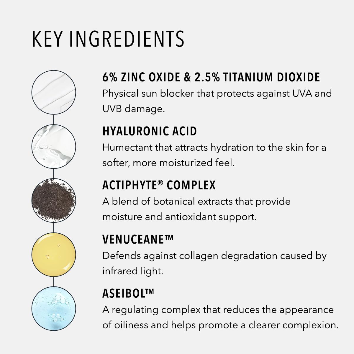 HydroPeptide product label and ingredients list showing clinically clean formulation benefit
