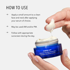 HydroPeptide cream on hand demonstrating fast absorption and non-greasy finish