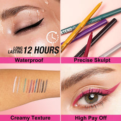 Hyesamyo eyeliner applied on model eye demonstrating defined, long-lasting result