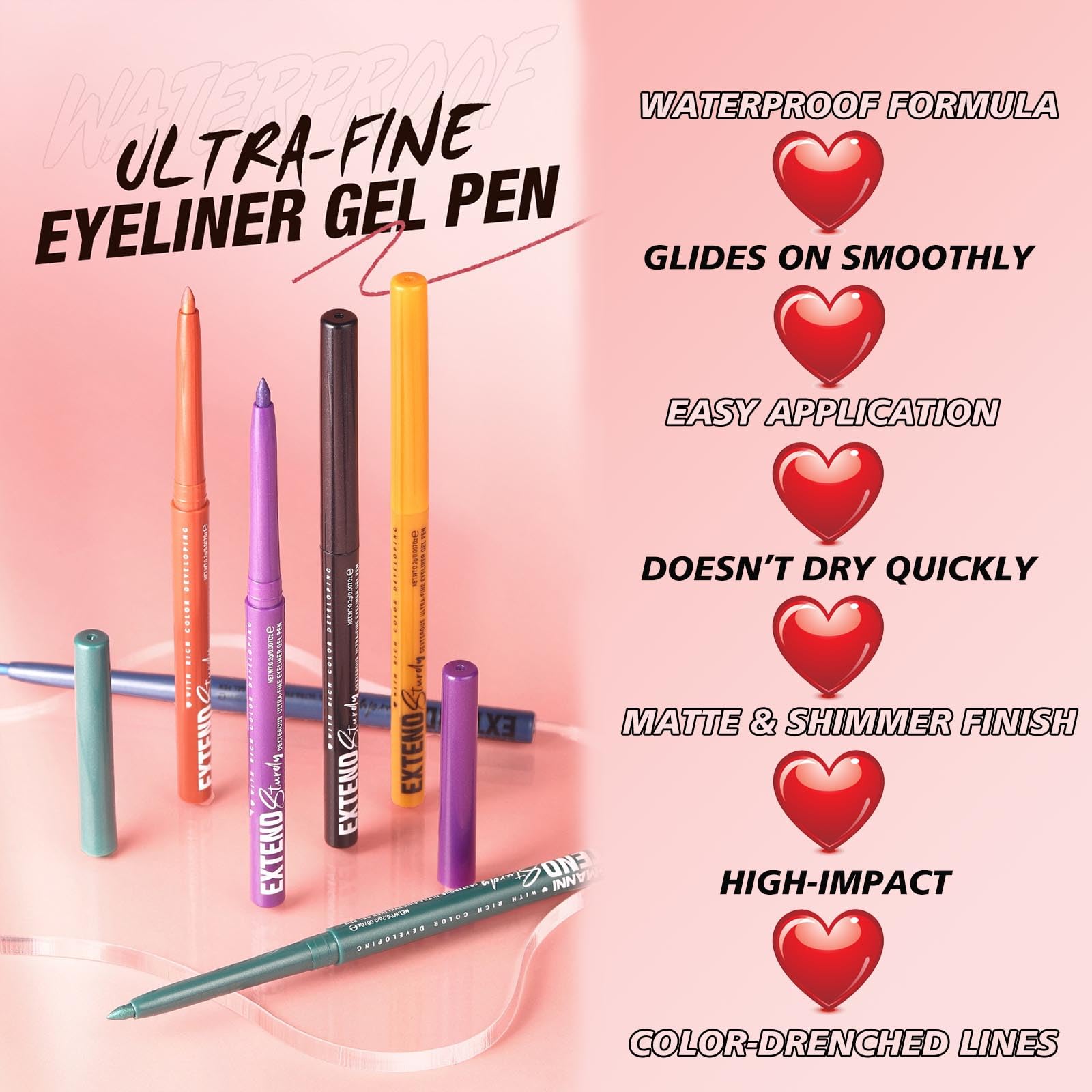 Hyesamyo eyeliner in evening outfit lifestyle scene showing smudge-proof wearable finish
