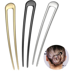 HYFEEL three-color pack front view showing black gold silver pins, easy styling benefit