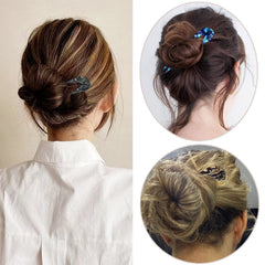 HYFEEL hair fork worn by woman at formal event showing discreet style and comfort