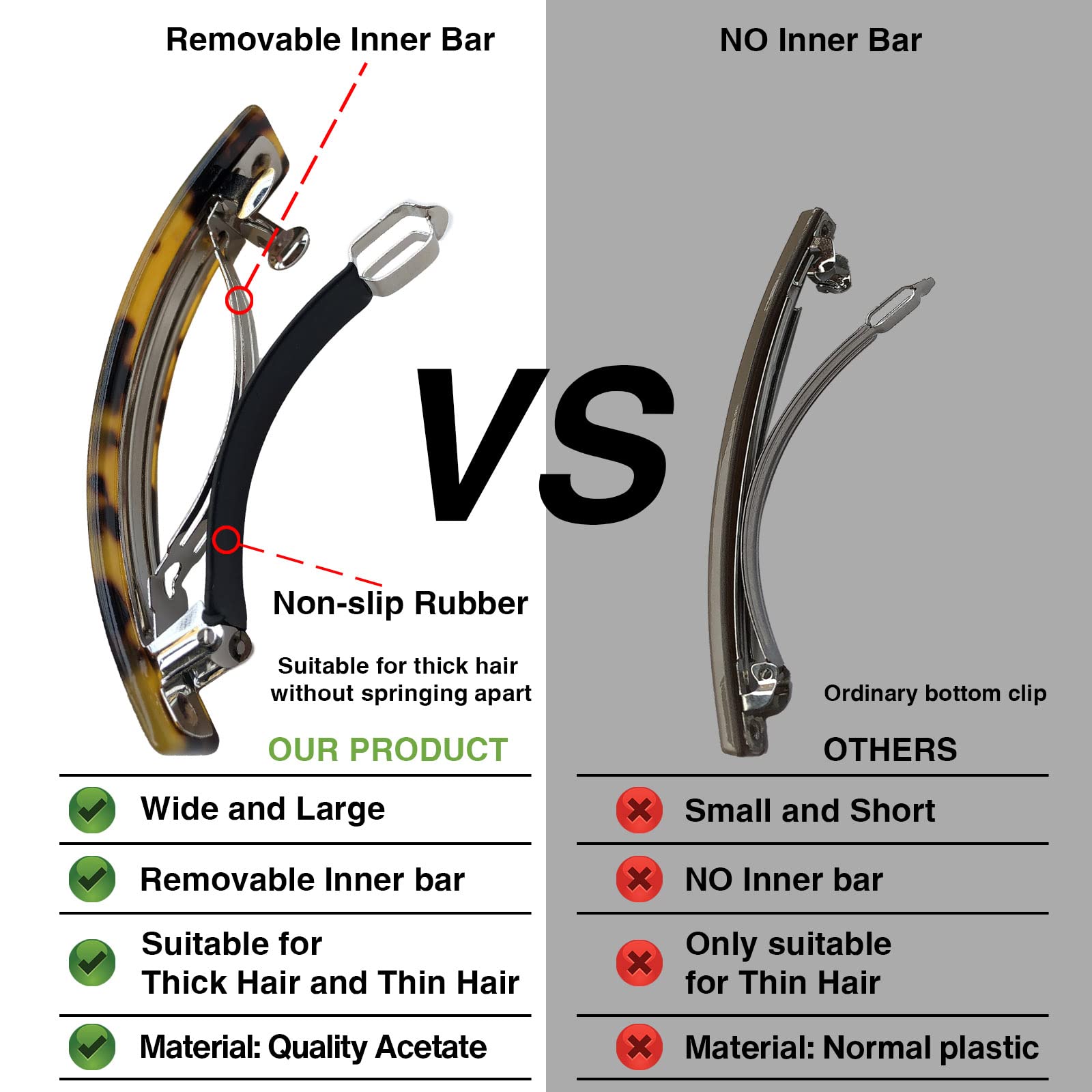 HYFEEL worn in hair half-up style demonstrating secure hold and style