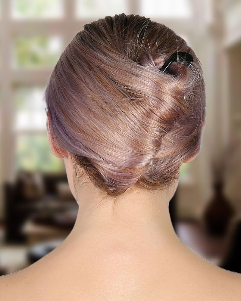 HYFEEL lifestyle shot of updo at office event showing stylish secure hold