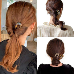 HYFEEL styled bridal updo with fork, providing decorative support and secure wear
