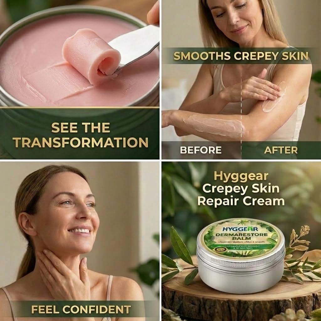 Hyggear jar on bathroom shelf staged lifestyle shot suggesting everyday routine benefit