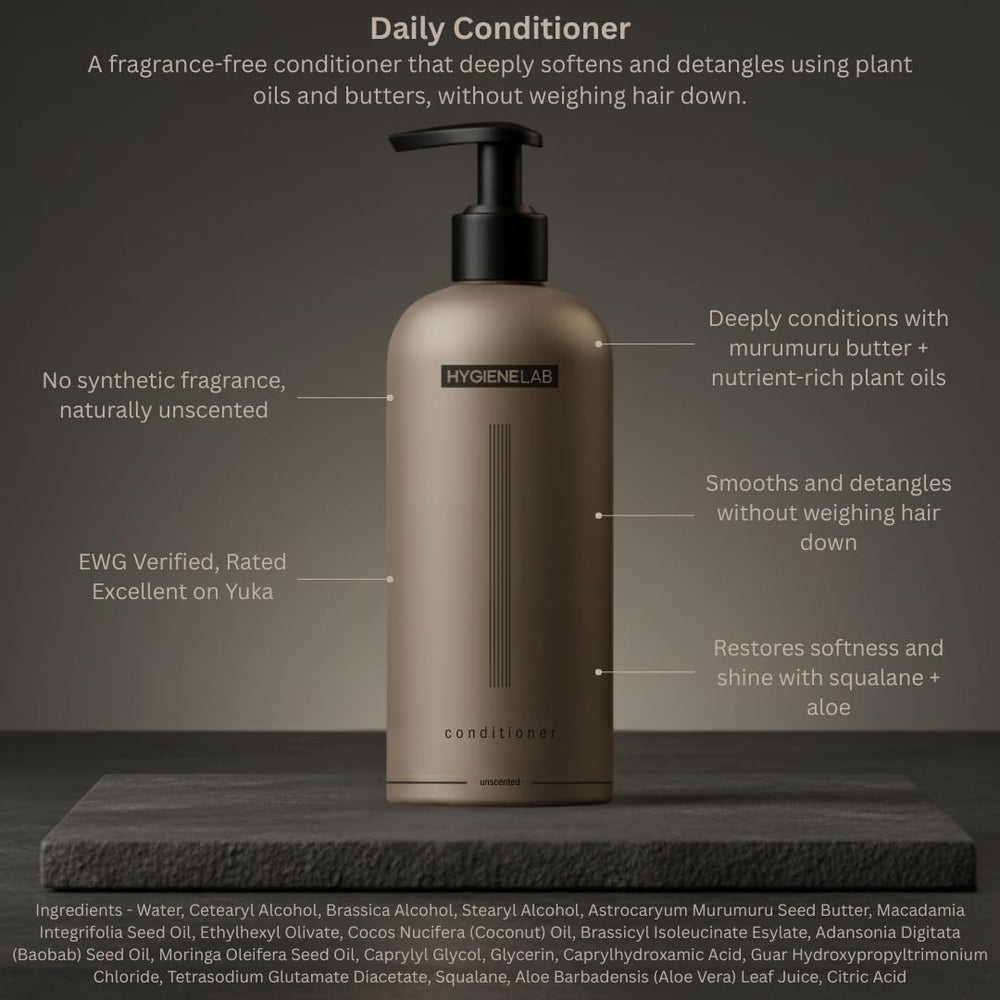 HygieneLab pump dispenser dispensing conditioner for easy controlled use