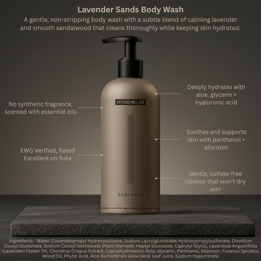 HygieneLab pump dispenser closeup for easy, controlled dispensing benefit