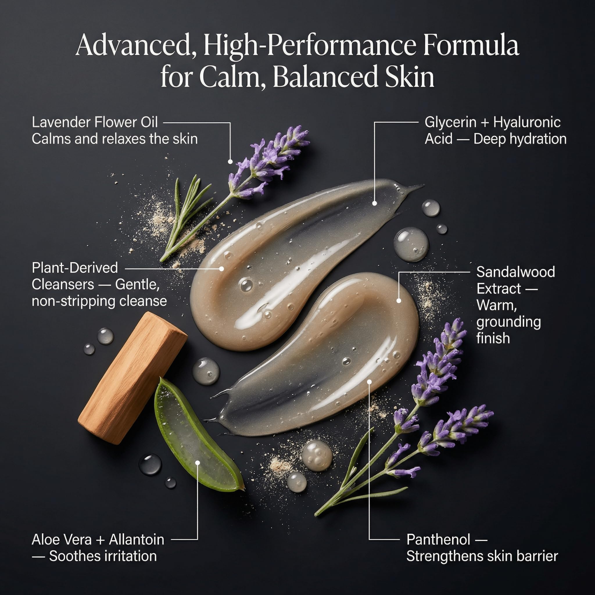 HygieneLab texture foam detail demonstrating gentle lather and hydration