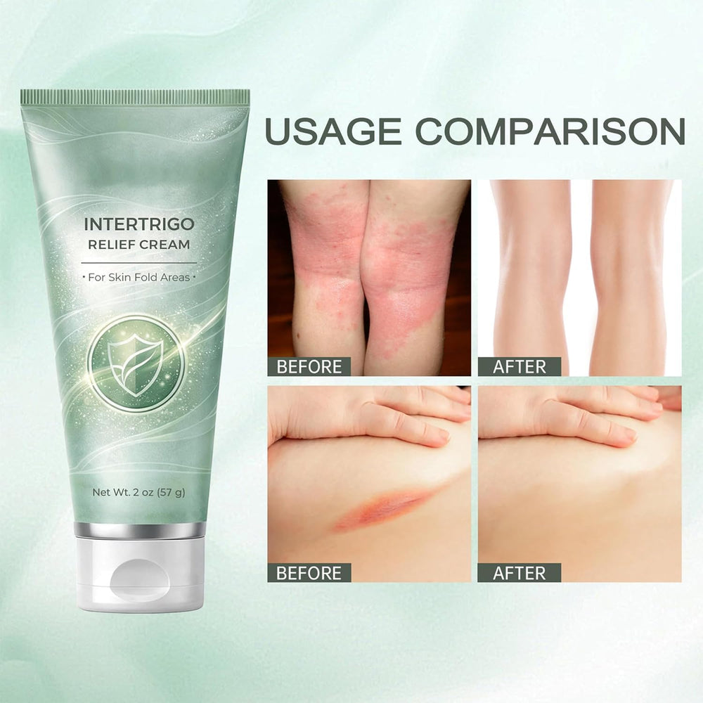 HYNMEAR being applied to inner thighs to reduce friction and moisture