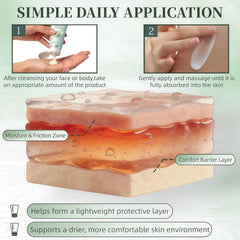 HYNMEAR matte finish on skin illustrating non-greasy wear