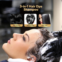 HyperHair pump and clear label highlighting easy single-step use