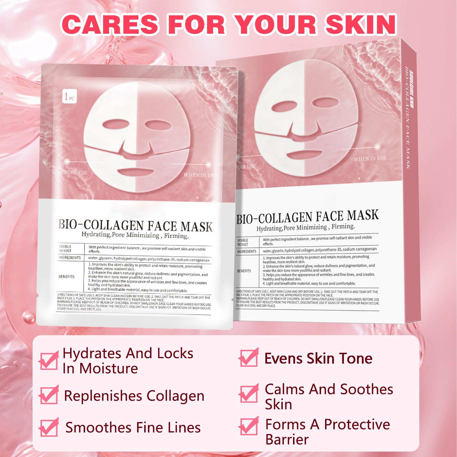 HYVXENT open pouch with soluble mask visible and ready to use