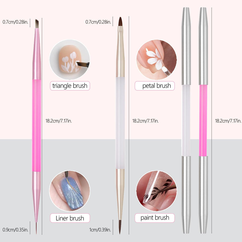 HYWWPFLAY close-up of brush tips highlighting precise bristles for fine detail