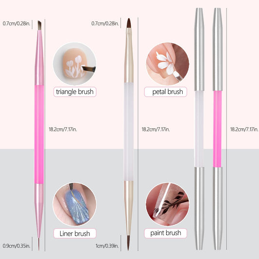 HYWWPFLAY close-up of brush tips highlighting precise bristles for fine detail