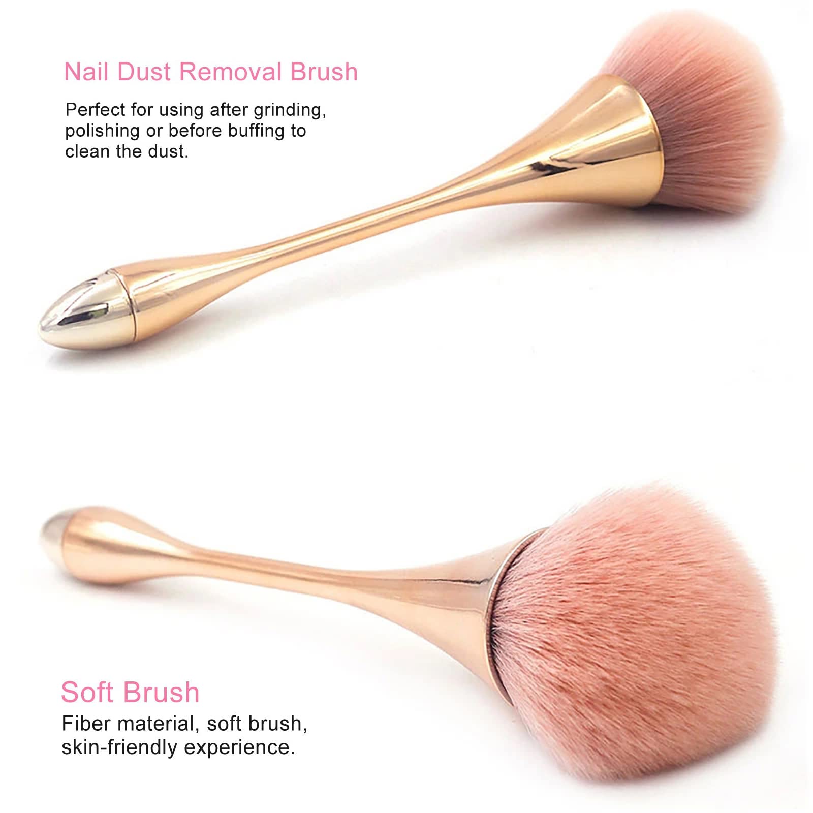 HYWWPFLAY two brushes side by side offering one-for-nails, one-for-makeup benefit