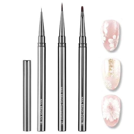 HYWWPFLAY front packaging showing three brushes and set benefits for precision
