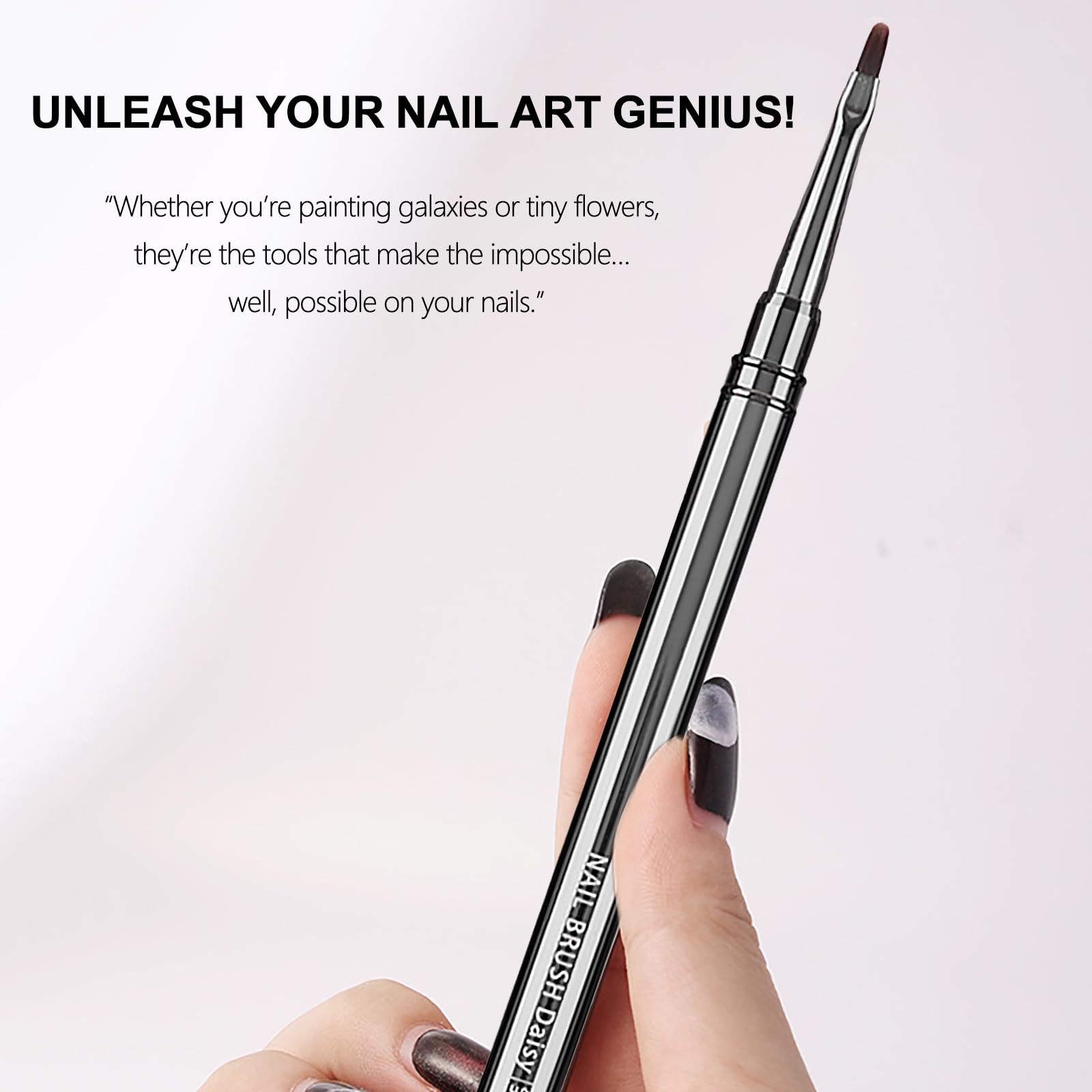 HYWWPFLAY brushes next to a coin showing compact size and travel-ready convenience