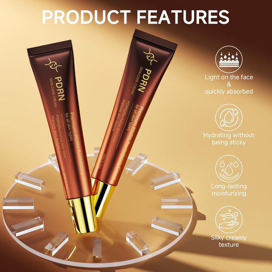 HZENPPOR cream texture closeup displaying lightweight smoothness for quick absorption