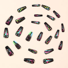 HZJXRT glossy curve-line close-up showing smooth texture and salon finish