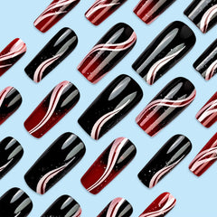HZJXRT close-up of silver glitter texture and red curve accent, sparkly holiday shine