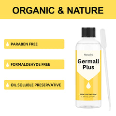 Hznxolrc Germall Plus pipette dispensing controlled drops for precise formulation benefit