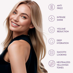 I Belli Capelli being applied to blonde hair demonstrating easy professional application