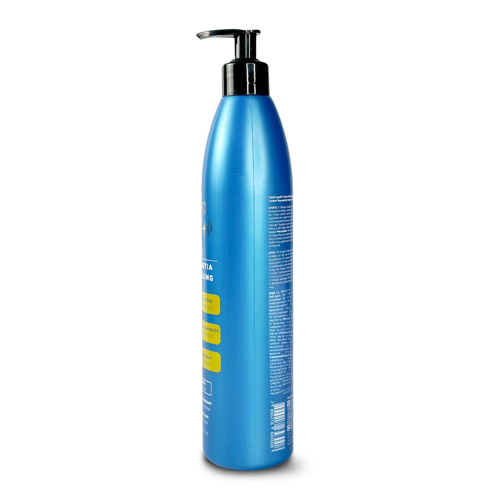 I Belli Capelli finished hair hydrated and shiny showing smooth sealed cuticles benefit