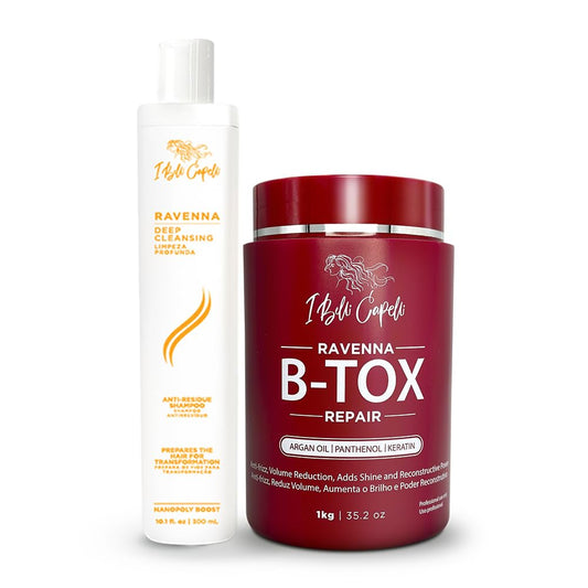 I Belli Capelli front packaging showing kit components and benefits