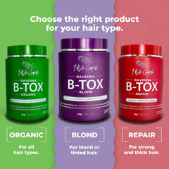 I Belli Capelli used in salon on blonde client showing smoothing and anti-frizz result