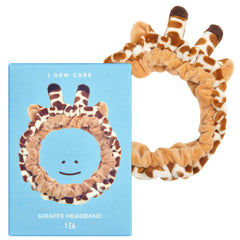 I DEW CARE giraffe headband front view showing cute design and hair control benefit