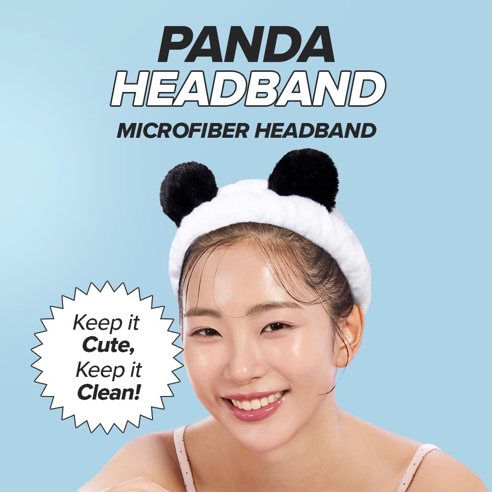 I DEW CARE close-up of panda face detail highlighting adorable styling