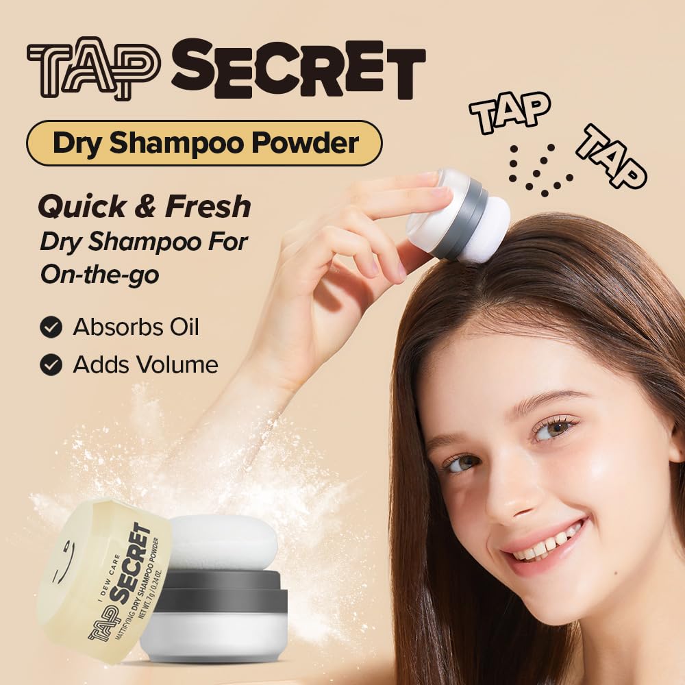 I DEW CARE open refill container displaying powder for easy application