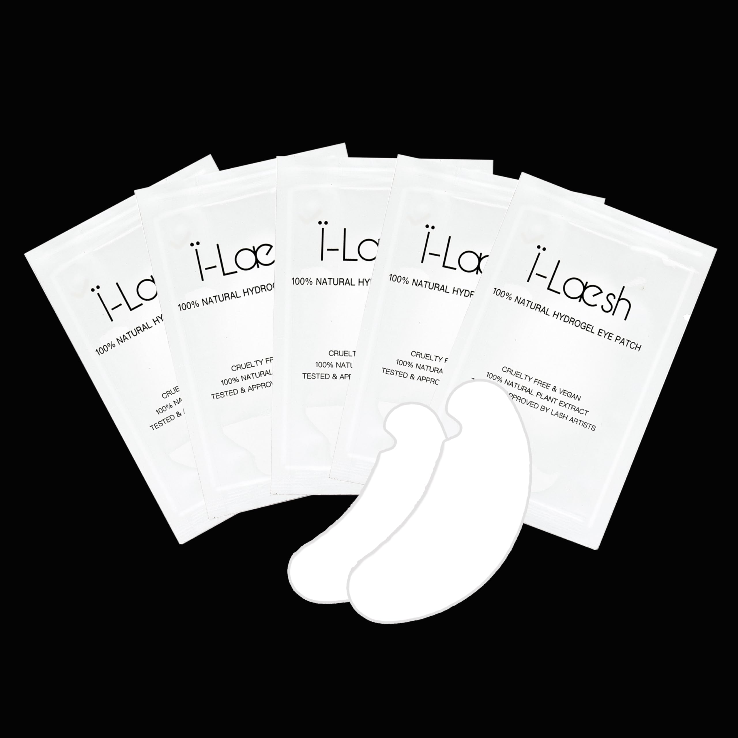 i-laesh pad beside a ruler showing exact size for accurate placement