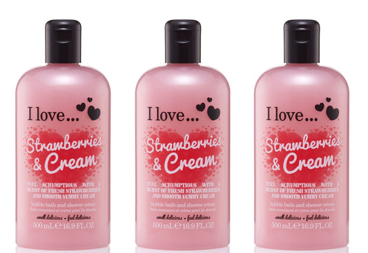 I LOVE creamy texture close-up highlighting rich lather for soft skin