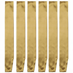 I-MART gold sashes front pack showing six matching sashes for events and awards