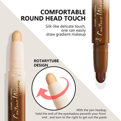 IATMOMOD swatch of Nude highlight on hand showing luminous lift