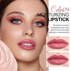 IATMOMOD open tube texture revealing creamy finish that glides smoothly