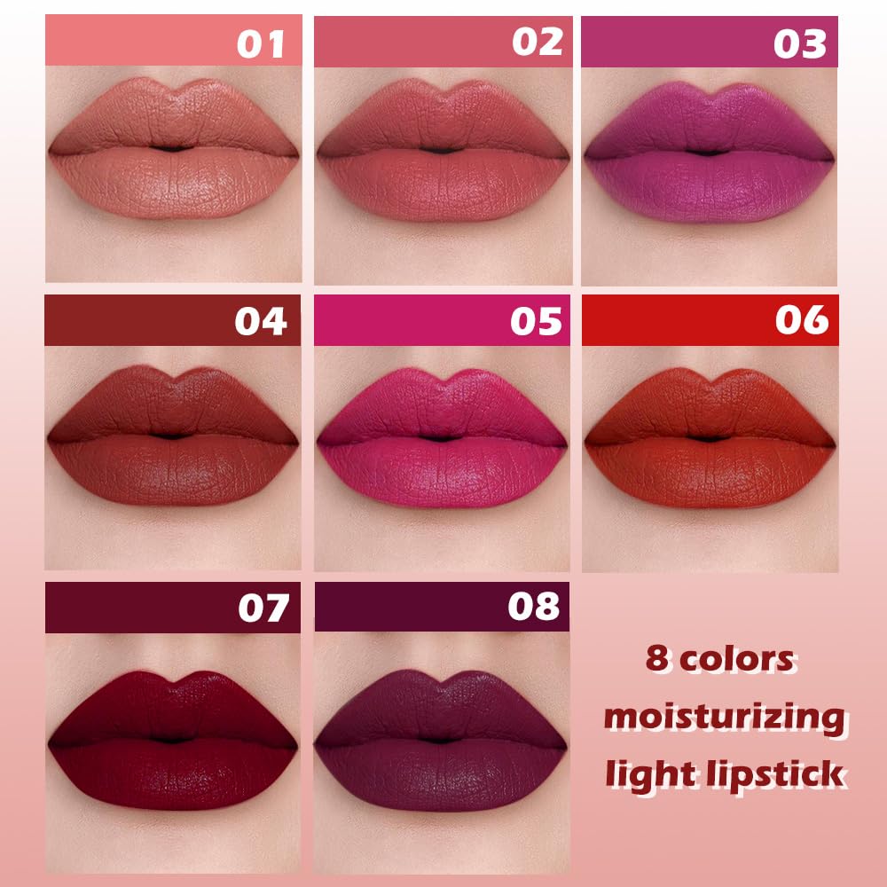 IATMOMOD creamy maroon texture swatch showing smooth, non‑drying finish