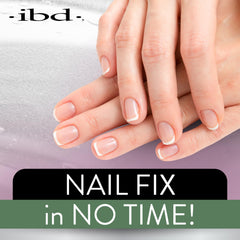 IBD brush-on glue brush application detail for controlled even coverage