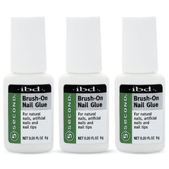 IBD brush-on glue front packaging showing product and benefits